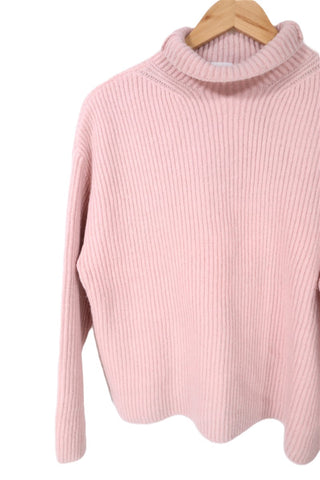 סריג גולף צמר בורוד פודרה- XS-M