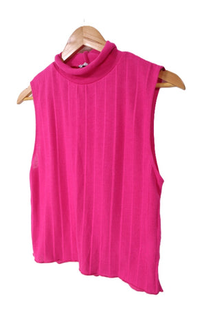 אפודת גולף ZARA בורוד פוקסיה- S-M