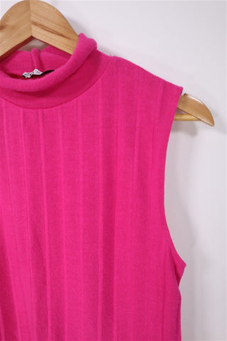 אפודת גולף ZARA בורוד פוקסיה- S-M