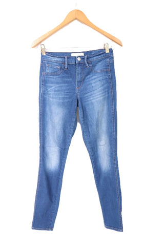 גינס GAP סקיני כחול משופשף -S