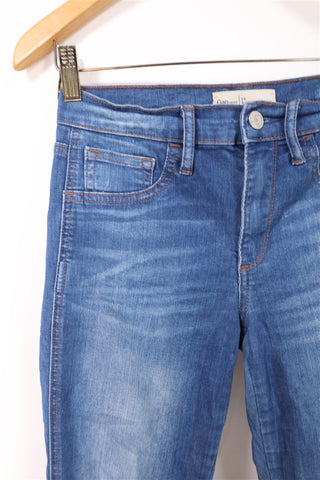 גינס GAP סקיני כחול משופשף -S