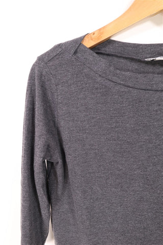 חולצת בייסיק MANGO באפור- S