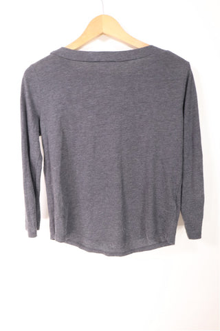 חולצת בייסיק MANGO באפור- S