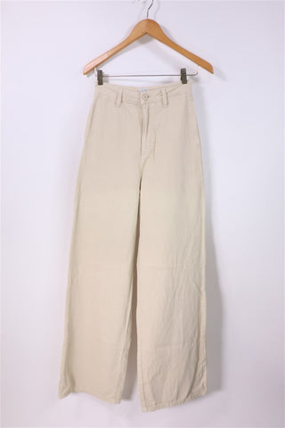 גינס מתרחב LEE בניוד שמנת- XS