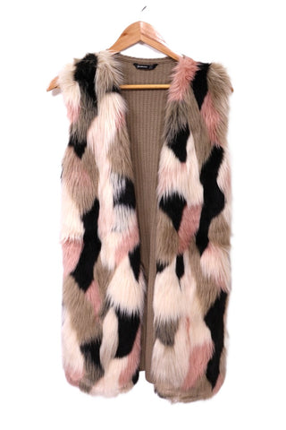 וסט פרוותי צבעוני - XS-M