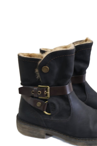 מגפון עור HUSH PUPPIES מחמם-מידה 38