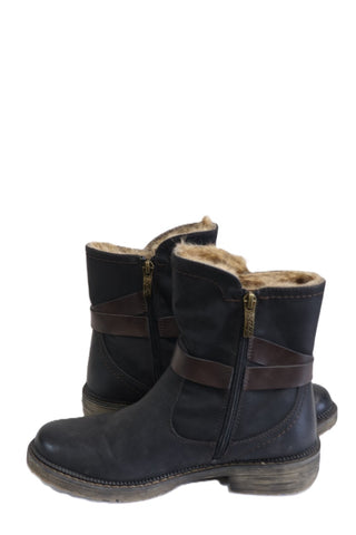 מגפון עור HUSH PUPPIES מחמם-מידה 38