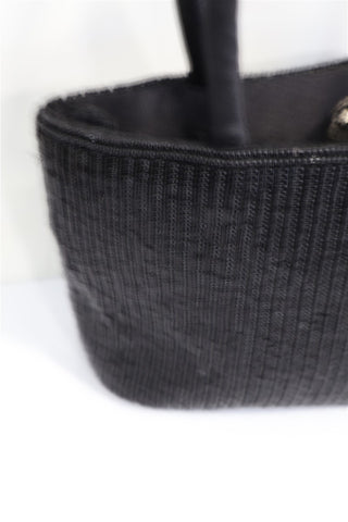 תיק וינטיג מחורז בשחור וזהב- OS