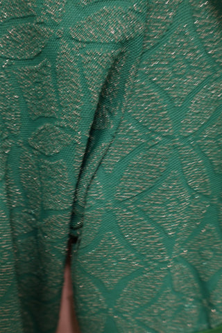 שמלת וינטיג מעוצבת בירוק- S