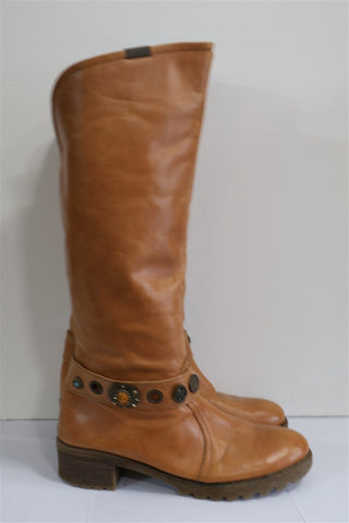 מגפיים ZIVA DOR מעוצבים בכאמל- מידה 40