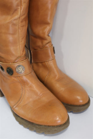 מגפיים ZIVA DOR מעוצבים בכאמל- מידה 40