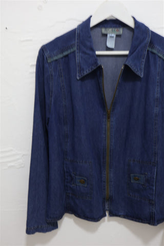 חולצת גקט וינטיג גינס - L