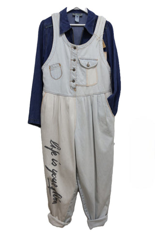 אוברול גינס וינטיג- XS-M