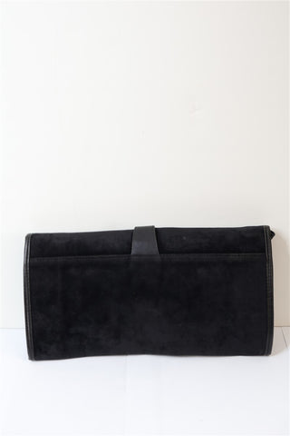 תיק וינטיג בשחור קטיפתי- OS