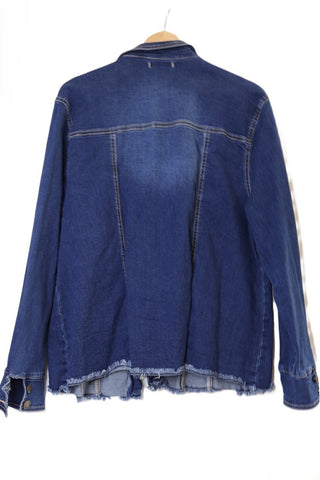 גקט גינס כחול- L