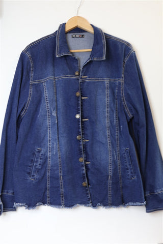 גקט גינס כחול- L