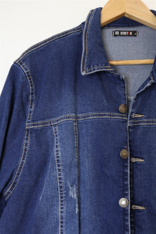 גקט גינס כחול- L