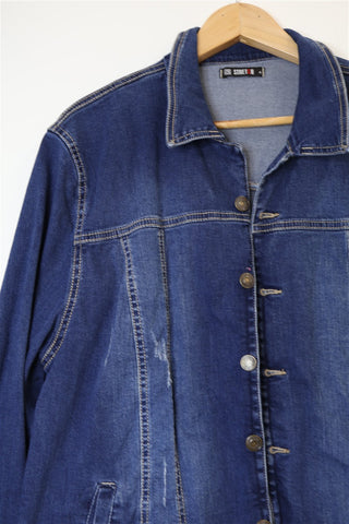 גקט גינס כחול- L