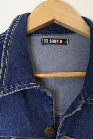 גקט גינס כחול- L