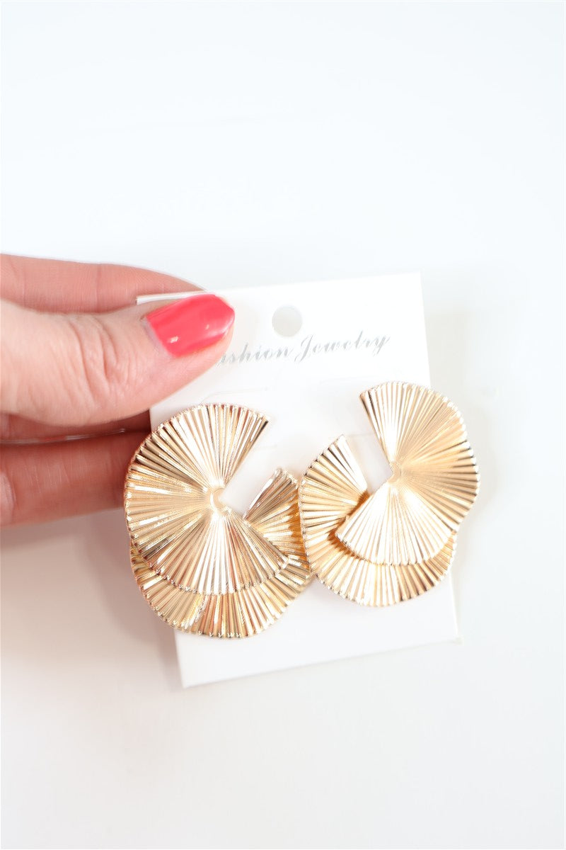 עגילים חדשים מוזהבים- OS