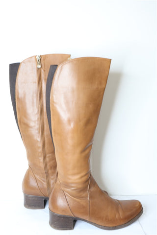 נעל מגף ארוך בחום חמרה- מידה 38