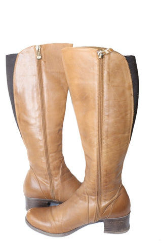 נעל מגף ארוך בחום חמרה- מידה 38