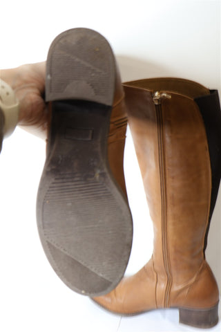 נעל מגף ארוך בחום חמרה- מידה 38