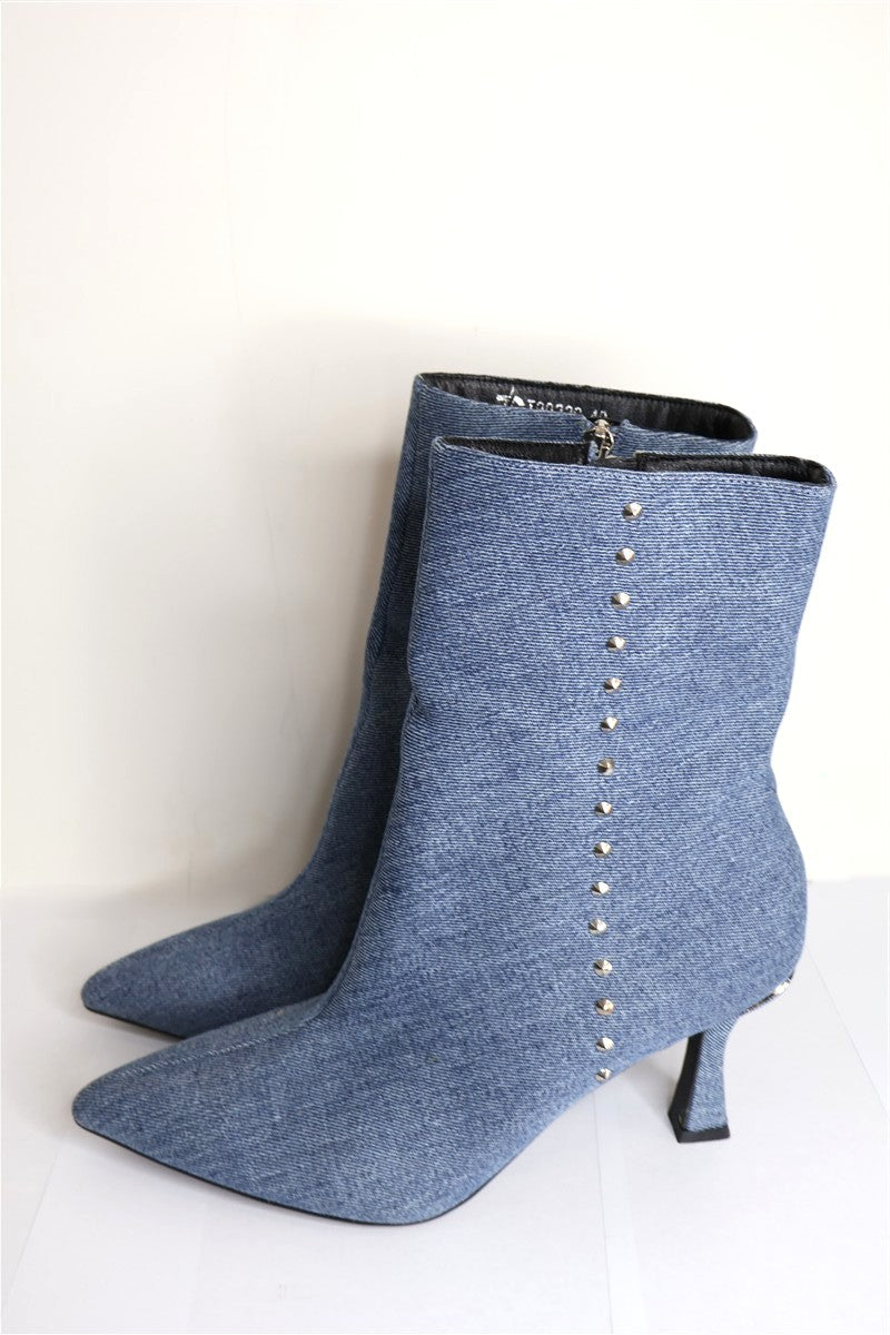 מגפון גינס מעוצבים בכחול- מידה 40