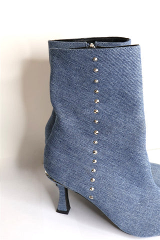 מגפון גינס מעוצבים בכחול- מידה 40