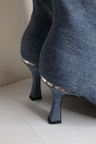 מגפון גינס מעוצבים בכחול- מידה 40