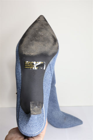 מגפון גינס מעוצבים בכחול- מידה 40