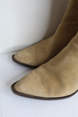 נעל מגפון בוקרים זמש במוקה- מידה 40