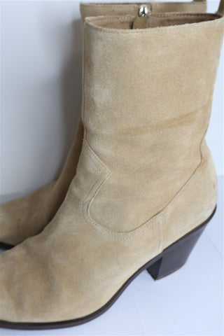 נעל מגפון בוקרים זמש במוקה- מידה 40