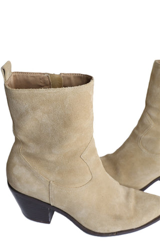 נעל מגפון בוקרים זמש במוקה- מידה 40