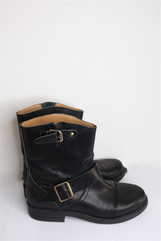 מגף עור MANGO בשחור – מידה 38