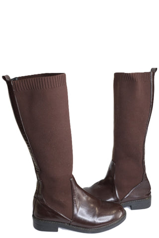 מגף גרב חום שוקולד- מידה 40