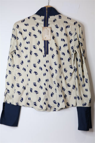 חולצת  ינשופים מעונבת-S-M