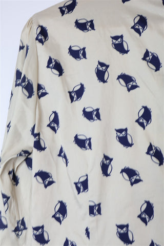 חולצת  ינשופים מעונבת-S-M