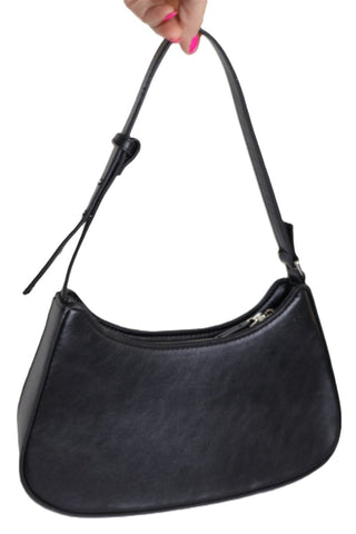 תיק צד MANGO בשחור-OS