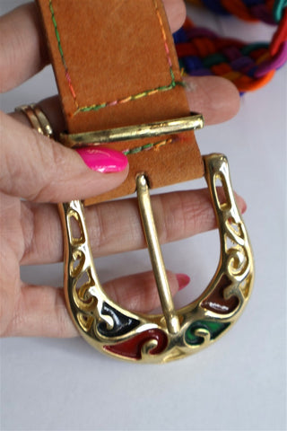 חגורת וינטיג צבעונית- XS-S