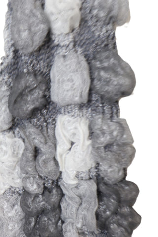 צעיף של משובץ מעוצב באפור-OS