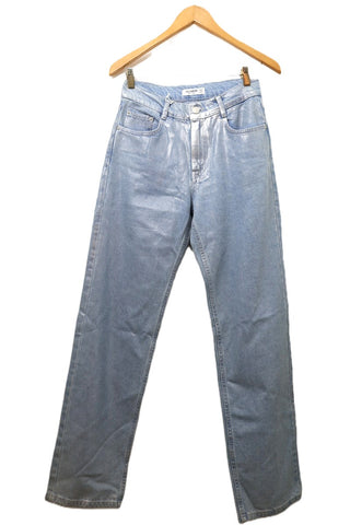 גינס מתרחב תכלת מבריק - S