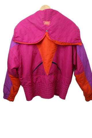 מעיל פוך וינטיג בכתום סגול וורוד- OS