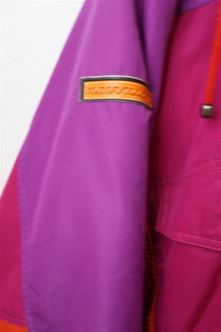 מעיל פוך וינטיג בכתום סגול וורוד- OS