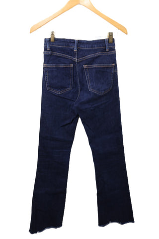 גינס בגזרה ישרה ZARA  כחול כהה - XS