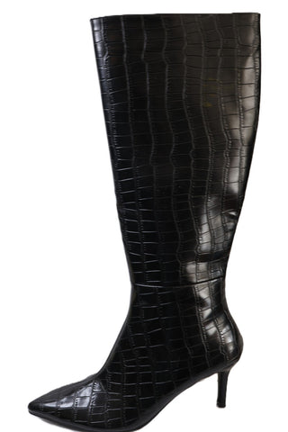 מגפיים מעוצבים בשחור- מידה 40