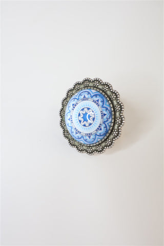 טבעת מעוצבת בסטייל אתני-OS