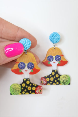 עגילי אישה צבעונים חדשים-OS