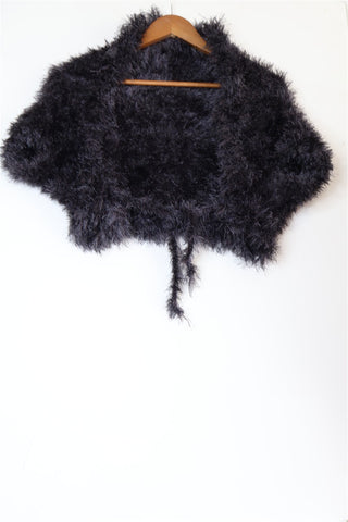 עליונית פרוותית באפור- M-L