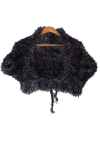 עליונית פרוותית באפור- M-L